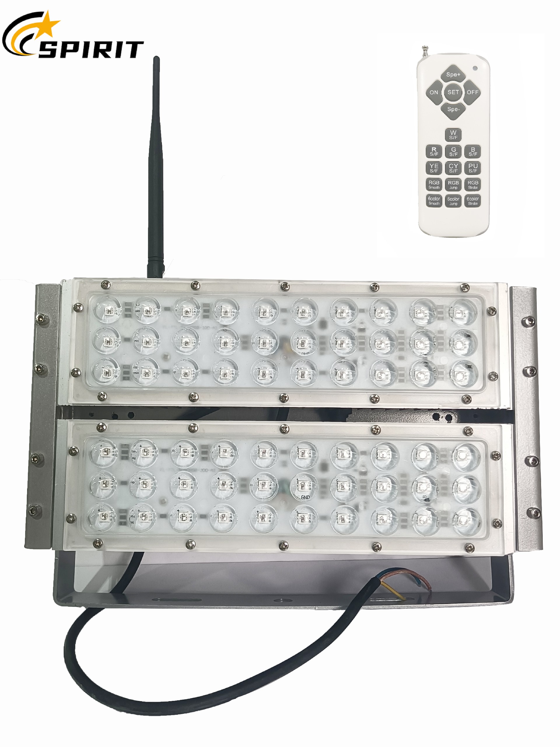 NEW 100W AUTOMATIC RGB LED FLOOD LIGHT HEADLIGHTS